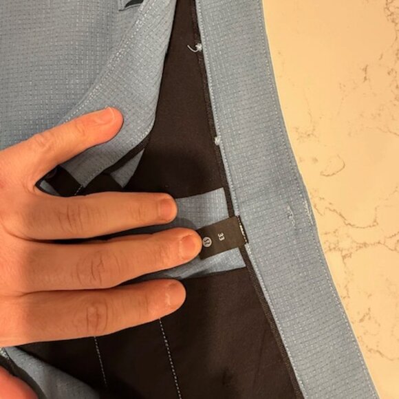 lululemon Men’s Commission Shorts Blue Size 33 Stretch - Picture 2 of 4